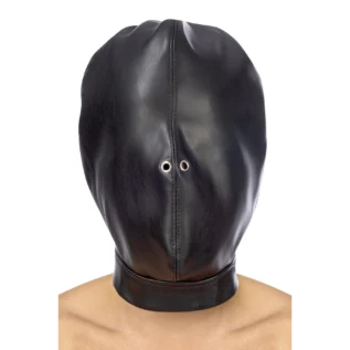 Капюшон для БДСМ Fetish Tentation Closed BDSM hood in leatherette