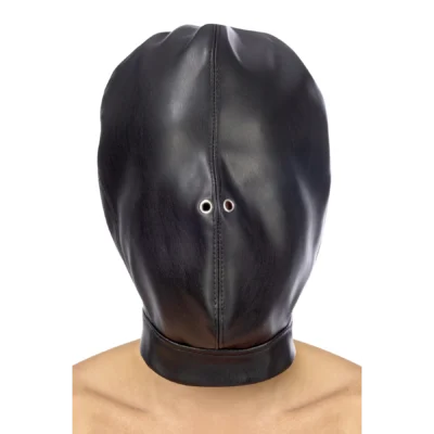 Капюшон для БДСМ Fetish Tentation Closed BDSM hood in leatherette