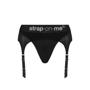Труси для страпона з підв’язками для панчіх Strap-On-Me REBEL HARNESS 18 Труси для страпона з підв’язками для панчіх Strap-On-Me REBEL HARNESS - Зображення 3