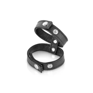 Подвійне ерекційне кільце з обхватом для мошонки Fetish Tentation Double Сockring