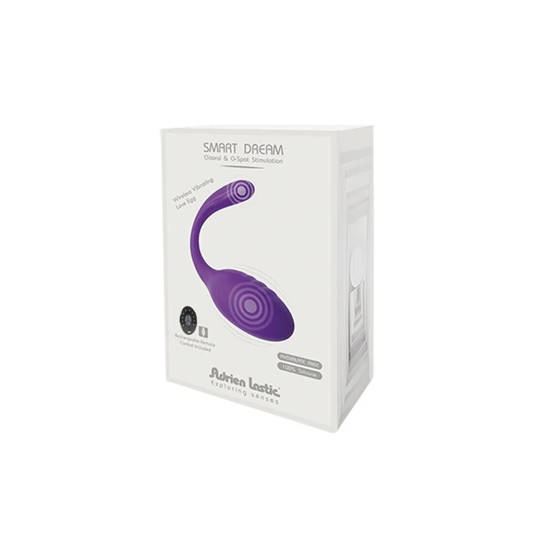 Віброяйце зі стимулятором клітора Adrien Lastic Smart Dream II з пультом LRS 7 Віброяйце зі стимулятором клітора Adrien Lastic Smart Dream II з пультом LRS - Зображення 5