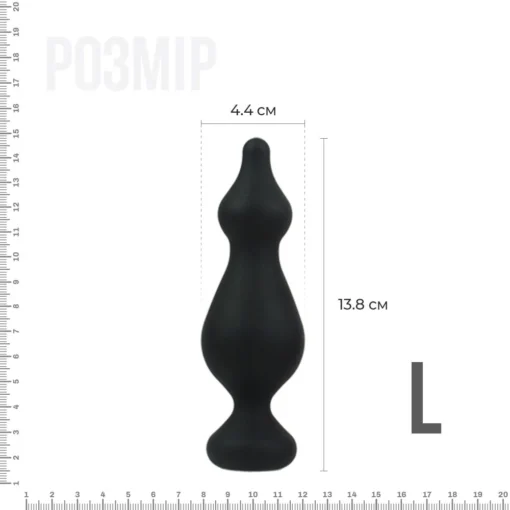 Анальна пробка Adrien Lastic Amuse Big  L - Зображення 2