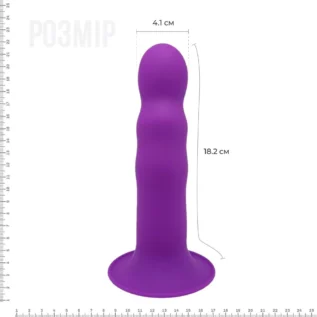 Зображення Дилдо з присоскою Adrien Lastic Hitsens 3 Purple