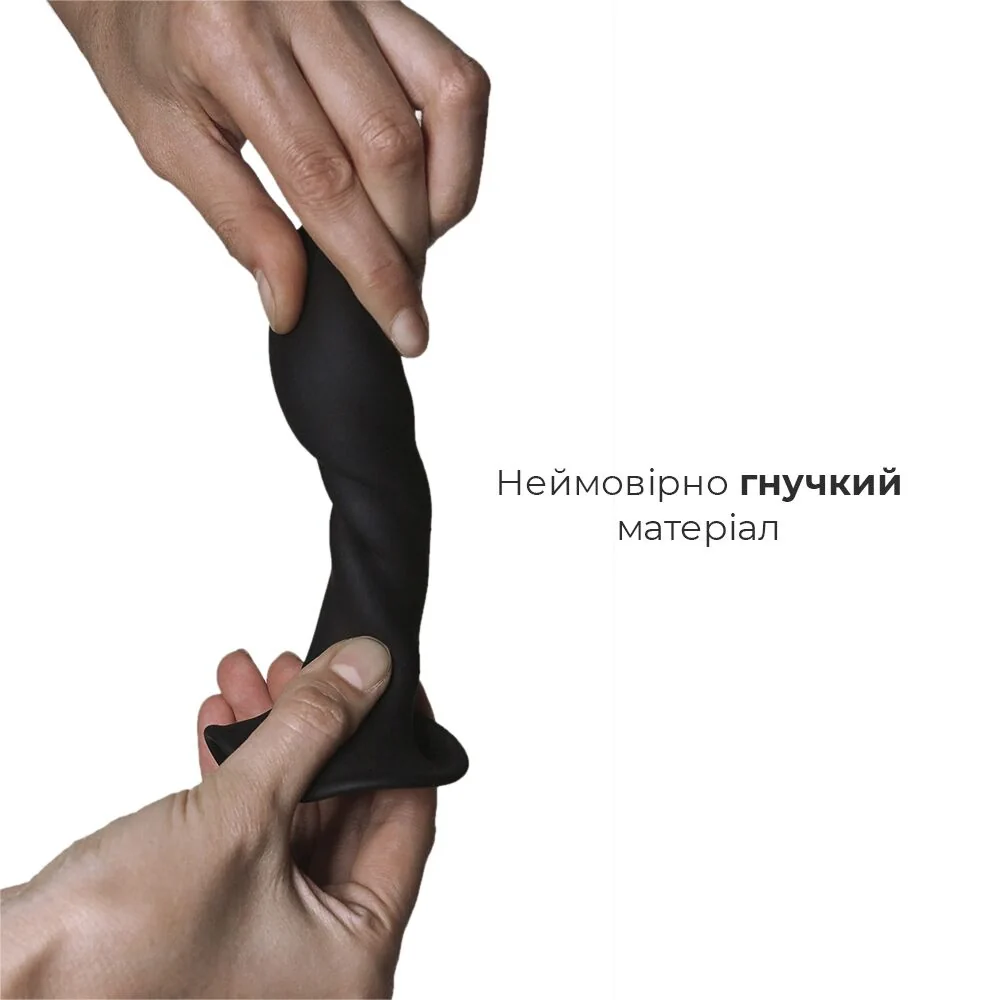 Дилдо з присоскою Adrien Lastic Hitsens 5 Black 5 Дилдо з присоскою Adrien Lastic Hitsens 5 Black - Зображення 3