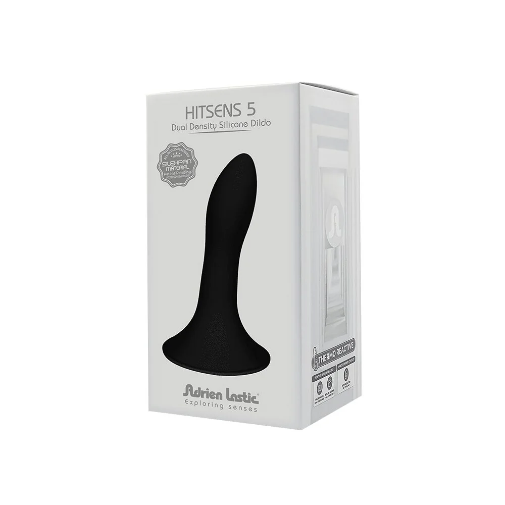 Дилдо з присоскою Adrien Lastic Hitsens 5 Black 8 Дилдо з присоскою Adrien Lastic Hitsens 5 Black - Зображення 6