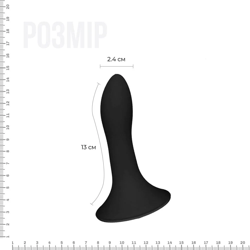 Дилдо з присоскою Adrien Lastic Hitsens 5 Black 4 Дилдо з присоскою Adrien Lastic Hitsens 5 Black - Зображення 2