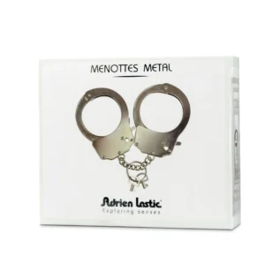 Наручники металеві Adrien Lastic Handcuffs Metallic 9 Зображення Наручники металеві Adrien Lastic Handcuffs Metallic