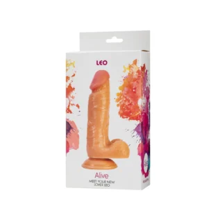 Alternative view of Фалоімітатор з мошонкою Alive Leo