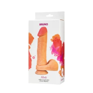 Alternative view of Фалоімітатор з мошонкою Alive Bruno