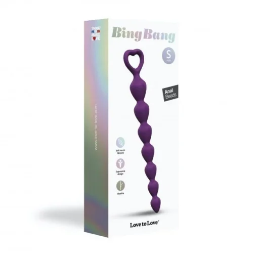 Анальний ланцюжок Love To Love BING BANG S -  PURPLE RAIN - Зображення 6