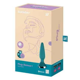 Зображення Анальна смарт-вібропробка Satisfyer Plug-ilicious 1 Petrol