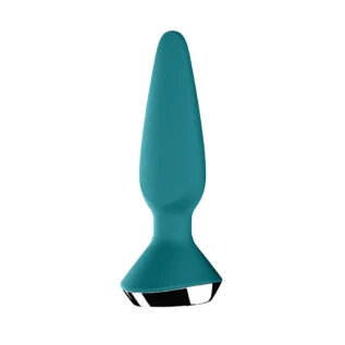 Анальна смарт-вібропробка Satisfyer Plug-ilicious 1 Petrol
