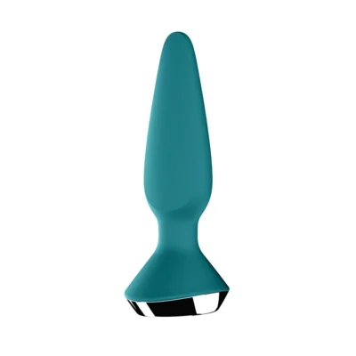 Анальна смарт-вібропробка Satisfyer Plug-ilicious 1 Petrol