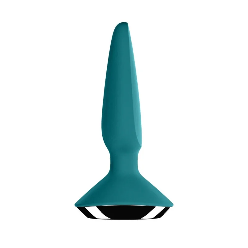 Анальна смарт-вібропробка Satisfyer Plug-ilicious 1 Petrol - Зображення 2
