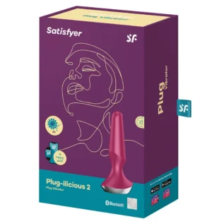 Зображення Анальна смарт-вібропробка Satisfyer Plug-ilicious 2 Berry