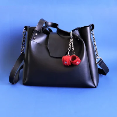 Зображення Брелок Наручники Червоний