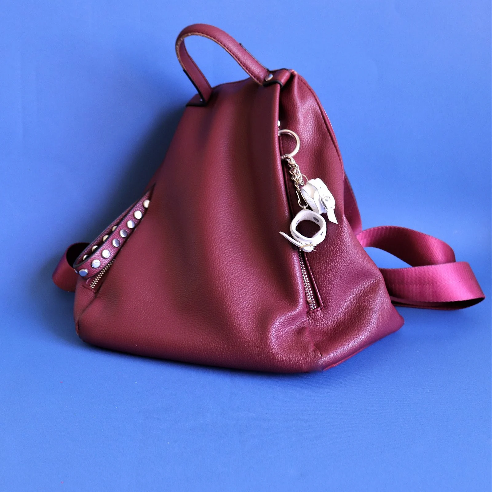 Брелок Наручники з пряжкою Білий 5 Брелок Наручники з пряжкою Білий - Зображення 3