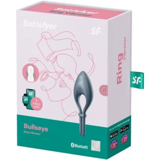 Ерекційне смарт віброкільце ласо Satisfyer Bullseye Dark Blue 7 Зображення Ерекційне смарт віброкільце ласо Satisfyer Bullseye Dark Blue