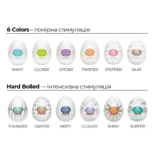 Зображення Мастурбатор-яйце Tenga Egg Lovers