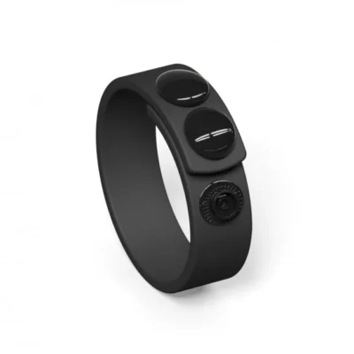 Регульоване ерекційне кільце на кнопках Love To Love HERO RING - BLACK  ONYX
