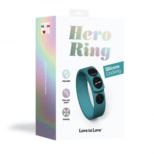 Регульоване ерекційне кільце на кнопках Love To Love HERO RING 8 Регульоване ерекційне кільце на кнопках Love To Love HERO RING - Зображення 7