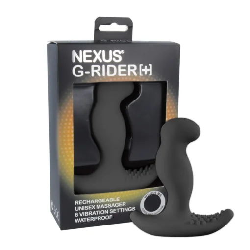 Масажер простати з вібрацією Nexus G-Rider Plus Black - Зображення 2