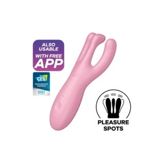 Кліторальний смарт-вібратор Satisfyer Threesome 4 Pink