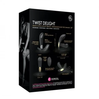 Універсальний вібратор з перлинним масажем Dorcel TWIST DELIGHT 24 Зображення Універсальний вібратор з перлинним масажем Dorcel TWIST DELIGHT