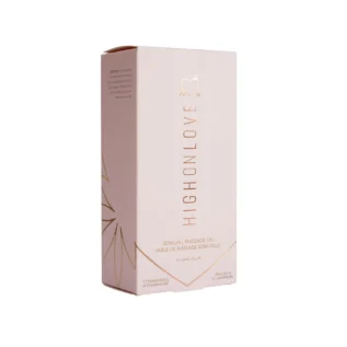 Зображення Масажна олія HighOnLove Massage Oil - Strawberry & Champagne 120ml