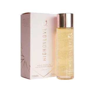 Масажна олія HighOnLove Massage Oil - Strawberry & Champagne 120ml