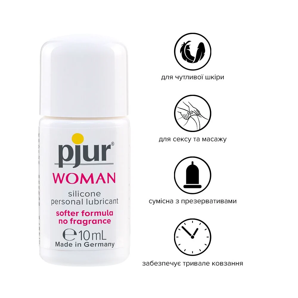 Змазка на силіконовій основі pjur Woman 10ml 4 Змазка на силіконовій основі pjur Woman 10ml - Зображення 2