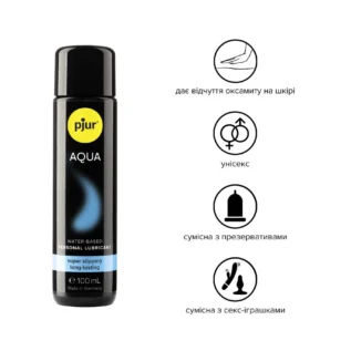 Alternative view of Лубрикант на водній основі pjur Aqua 100ml