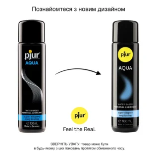 Лубрикант на водній основі pjur Aqua 100ml - Зображення 3