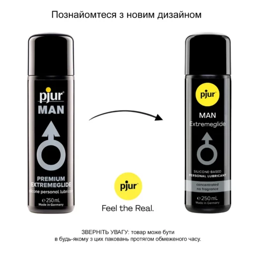 Густа силіконова змазка pjur MAN Premium Extremeglide 250ml - Зображення 3