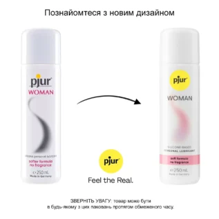 Змазка на силіконовій основі pjur Woman 250ml 8 Зображення Змазка на силіконовій основі pjur Woman 250ml