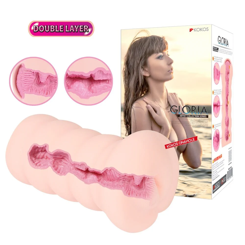 Мастурбатор-вагіна двошаровий Kokos Gloria Double Layer 10 Мастурбатор-вагіна двошаровий Kokos Gloria Double Layer - Зображення 8