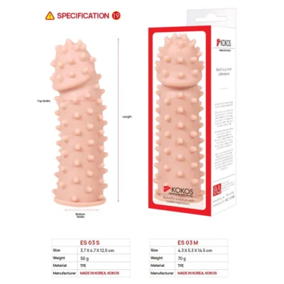 Зображення Насадка на член Kokos Extreme Sleeve ES.03 розмір M