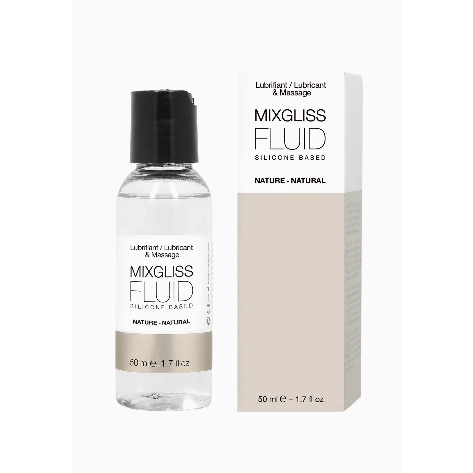 Лубрикант на силіконовій основі MixGliss FLUID NATURE 50ml 3 Лубрикант на силіконовій основі MixGliss FLUID NATURE 50ml
