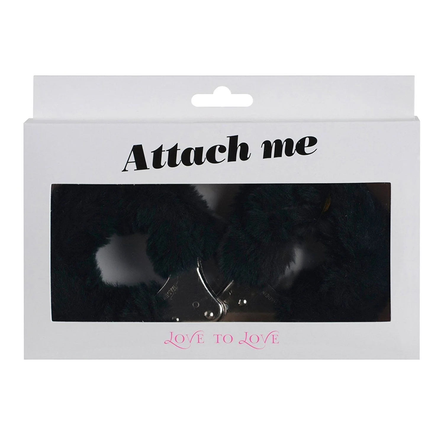 Наручники з плюшевою обробкою Love To Love ATTACH ME Black 4 Наручники з плюшевою обробкою Love To Love ATTACH ME Black - Зображення 2