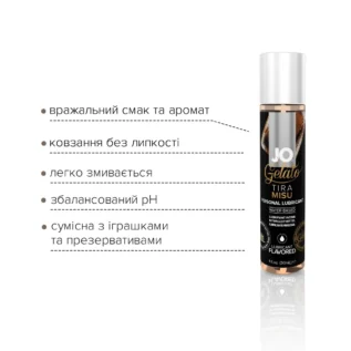 Зображення Змазка на водній основі JO GELATO Tiramisu 30ml