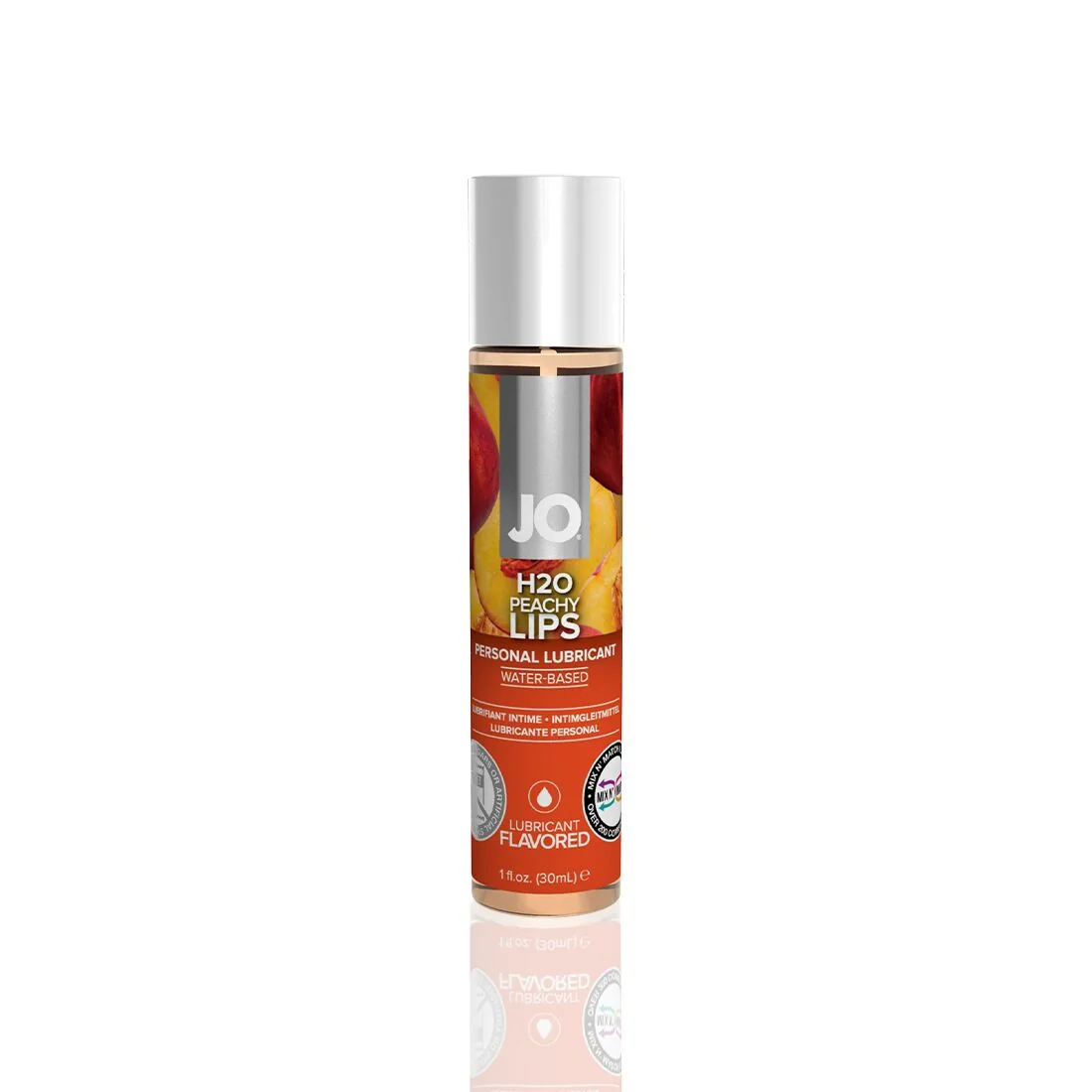 Змазка на водній основі JO H2O Peachy Lips 30ml 3 Змазка на водній основі JO H2O Peachy Lips 30ml