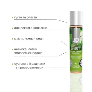 Змазка на водній основі JO H2O Green Apple 30ml 9 Зображення Змазка на водній основі JO H2O Green Apple 30ml