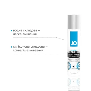 Зображення Густа змазка водно-силіконова JO Classic Hybrid 30ml