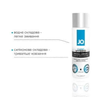Зображення Густа змазка водно-силіконова JO Classic Hybrid 60ml