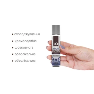 Зображення Охолоджувальна змазка-крем з кокосовою олією JO Coconut Hybrid COOLING 30ml