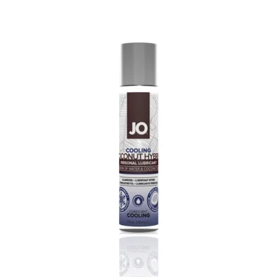 Охолоджувальна змазка-крем з кокосовою олією JO Coconut Hybrid COOLING 30ml