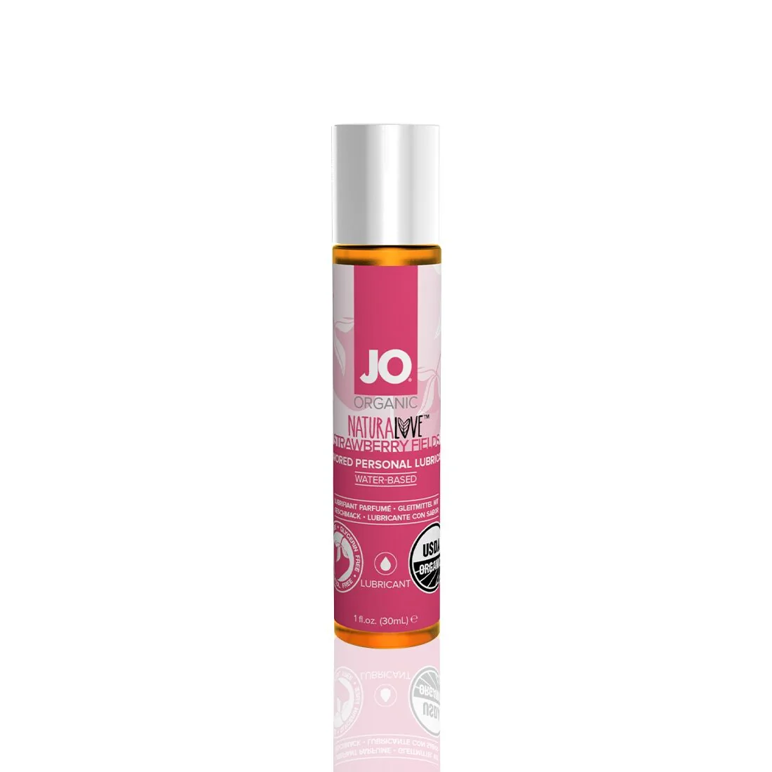 Змазка на водній основі JO NATURALOVE Strawberry 30ml 3 Змазка на водній основі JO NATURALOVE Strawberry 30ml