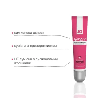 Збуджувальний гель для клітора JO SPICY WARMING 10ml - Зображення 4