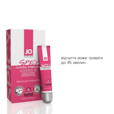 Зображення Збуджувальний гель для клітора JO SPICY WARMING 10ml