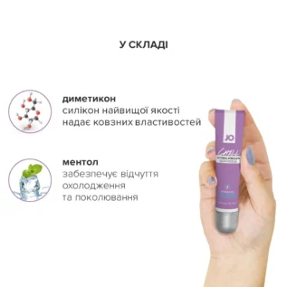 Стимулювальний гель для клітора JO CHILL COOLING 10ml - Зображення 4